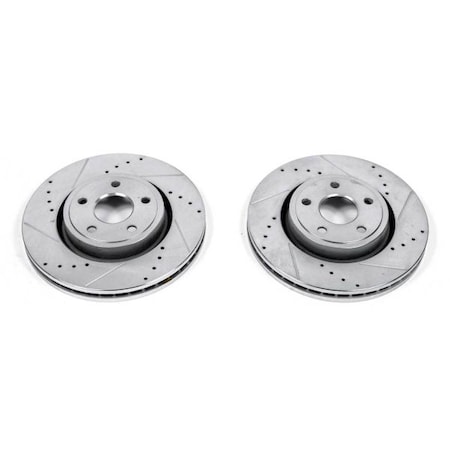 Powerstop Drilld&Slottd Rotor Pair, Ar83078Xpr AR83078XPR